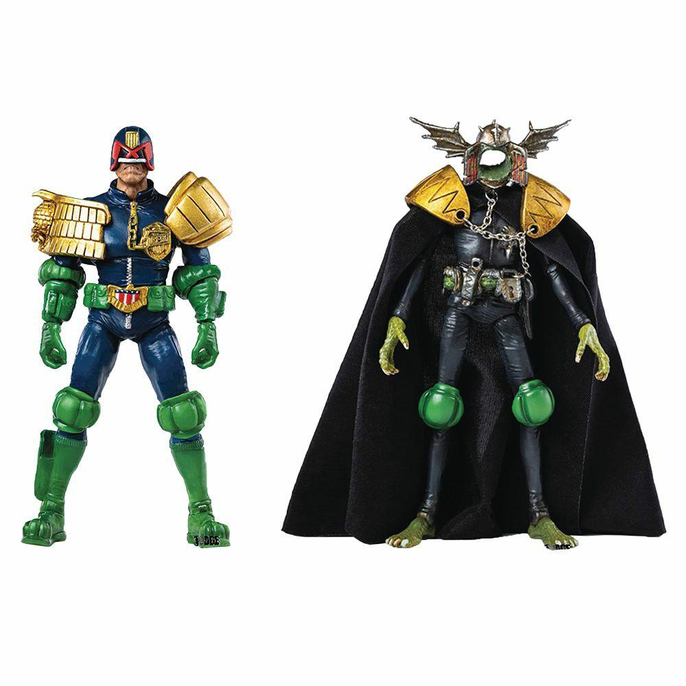 Action Figures | Judge Dredd: 1/18 Scale Action Figure 2-Pack: Gaze Into The Fist Of Dredd (PX Exclusive) Action Figures Action Figures