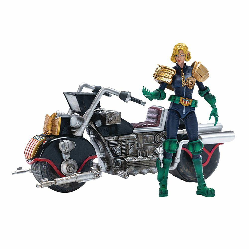 Action Figures | Judge Dredd: 1/18 Scale Action Figure & Vehicle Set: Judge Anderson & Lawmaster MK II (PX Exclusive) Action Figures Action Figures