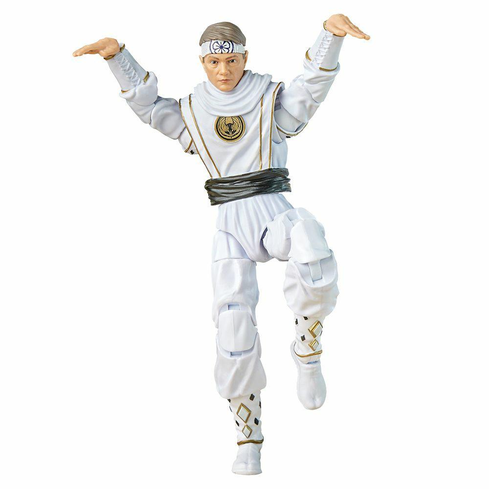 Action Figures | Power Rangers: Lightning Collection Action Figure: Mighty Morphin X Cobra Kai: Morphed Daniel Larusso (White Crane Ranger) Action Figures Action Figures