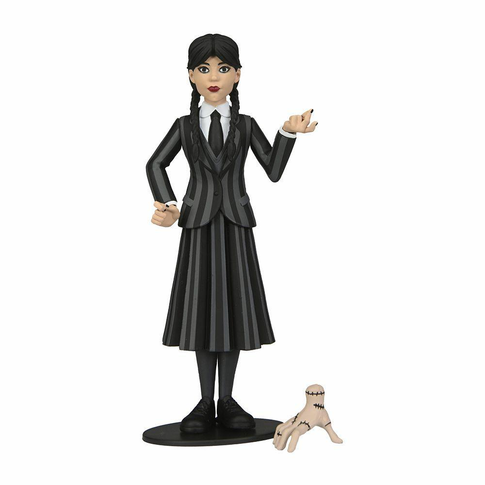 Action Figures | Wednesday: Toony Terrors Action Figure: Wednesday Addams (Uniform) Action Figures Action Figures