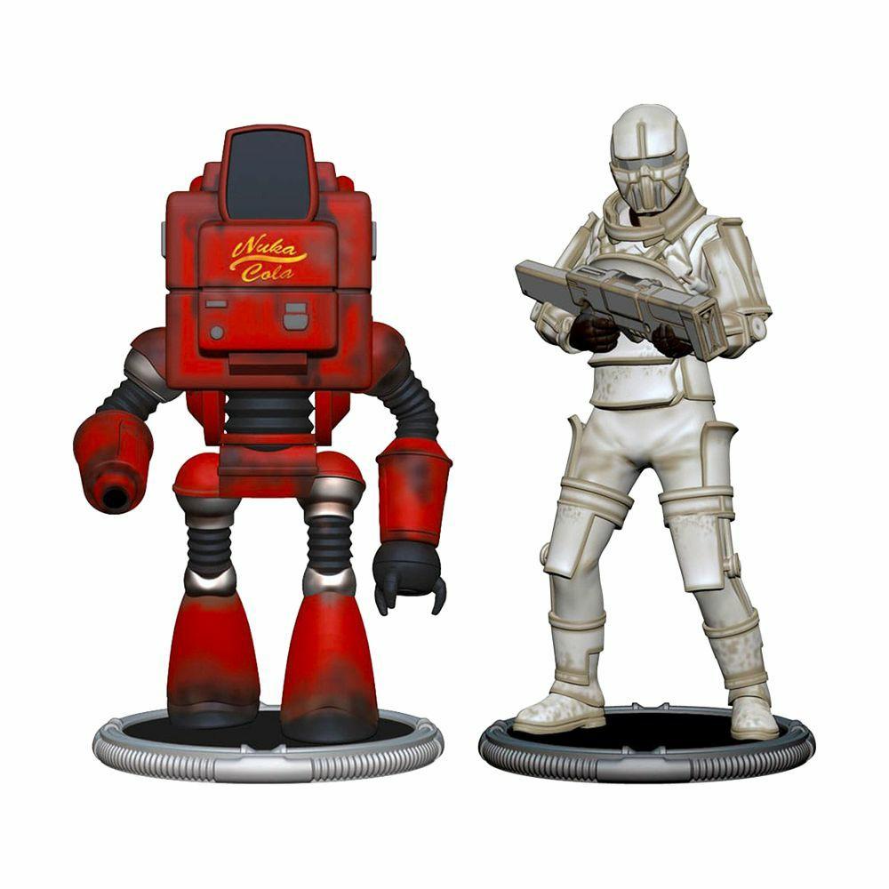 Statues & Busts | Fallout: Mini Figure 2-Pack: Nukatron & Synth Statues & Busts Statues & Busts