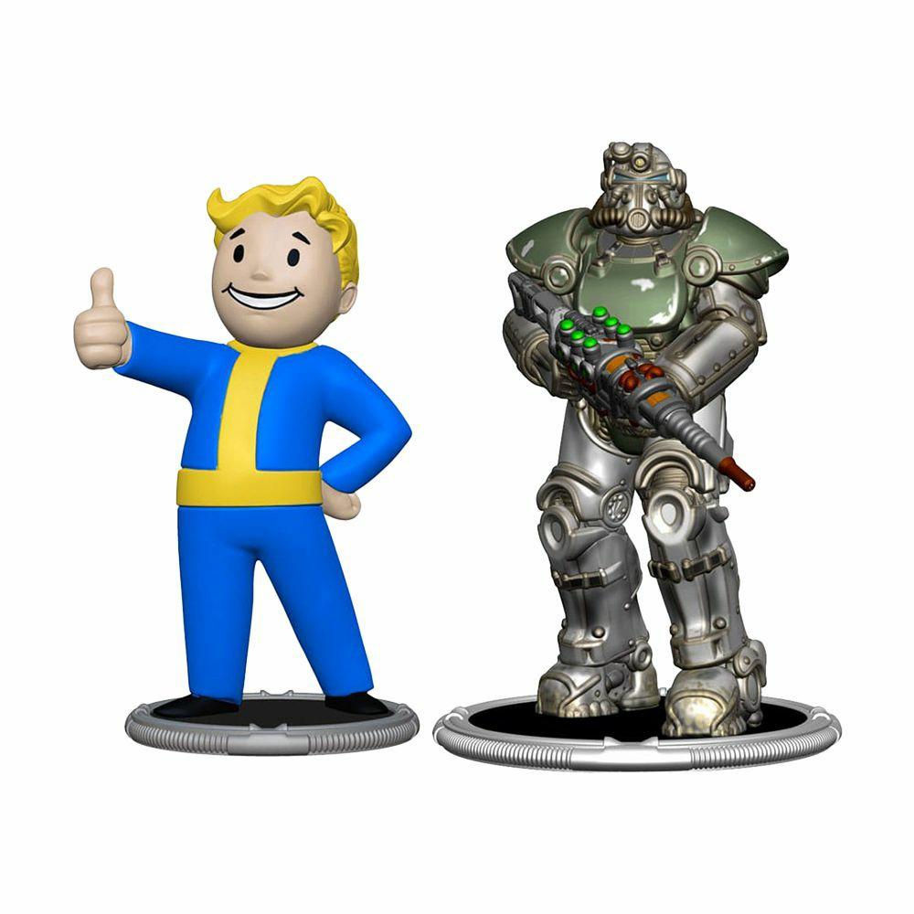 Statues & Busts | Fallout: Mini Figure 2-Pack: T-F1 & Vault Boy (Classic) Statues & Busts Statues & Busts