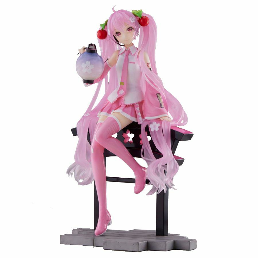 Statues & Busts | Hatsune Miku: AMP PVC Statue: Sakura Miku (Lantern Version) Statues & Busts Statues & Busts