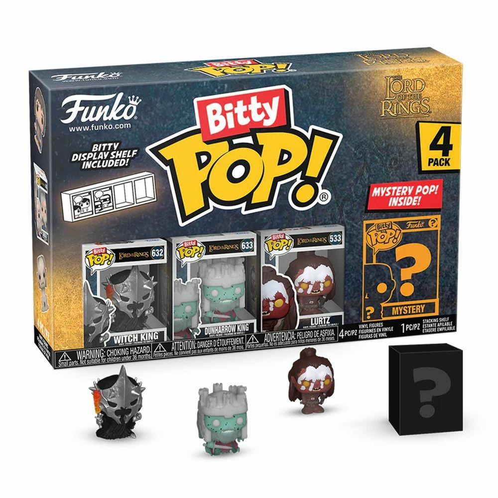 Vinyl | Lord Of The Rings: Bitty Figure 4-Pack: Witch King, Dunharrow King, Lurtz & Mystery Figure (1 Pcs) Toys & Collectibles Vinyl