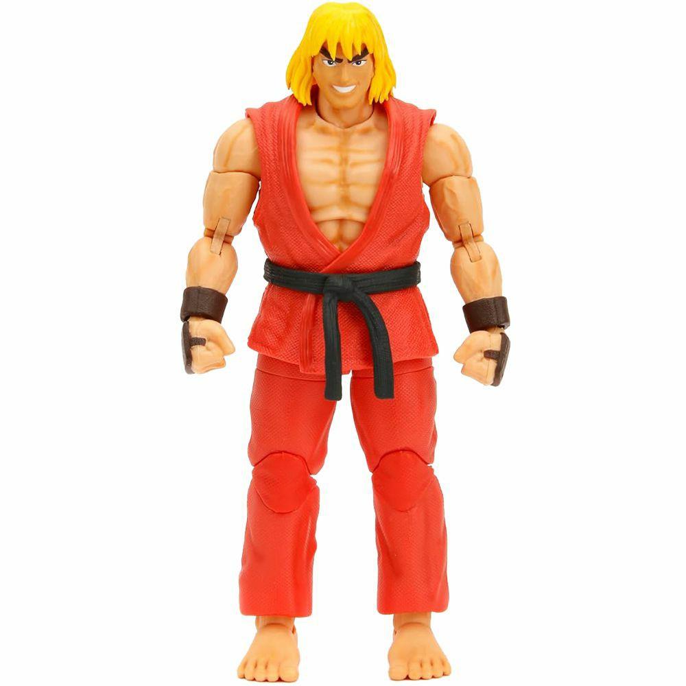 Action Figures | Street Fighter: Deluxe Collector Action Figure: Ken Masters Action Figures Action Figures